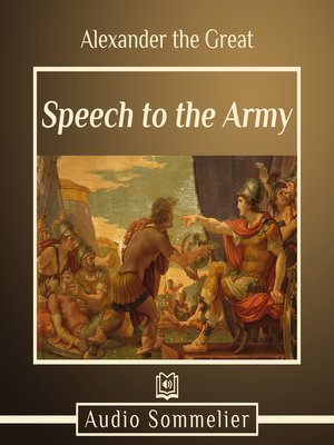 cover image of Speech to the Army